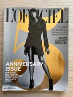 L'Officiel anniversary issue met Naomi Campbell op de cover, Ophalen of Verzenden, Zo goed als nieuw