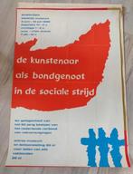 Vintage Affiche Stedelijk Museum Amsterdam 1956, Verzamelen, Ophalen of Verzenden, A1 t/m A3, Overige onderwerpen, Rechthoekig Staand