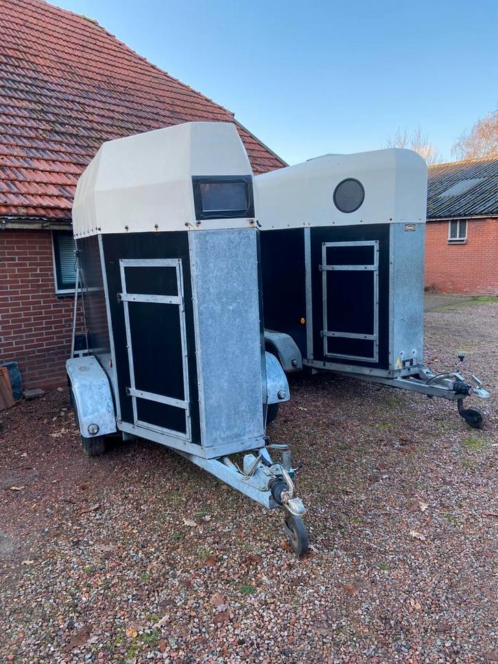 Opknapper trailer / dichte aanhanger vaste prijs! NO EXPORT!, Dieren en Toebehoren, Paarden en Pony's | Trailers en Aanhangwagens