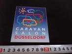 sticker caravan salon düsseldorf *, Ophalen, Zo goed als nieuw, Bedrijf of Vereniging