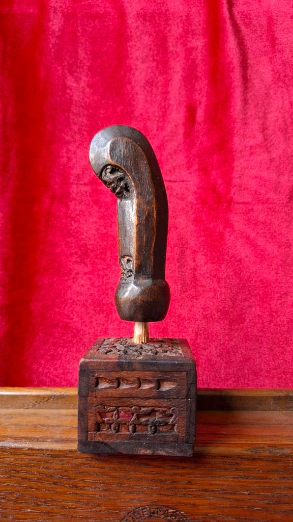 Keris greep #2 Yogyakarta, Antiek en Kunst, Kunst | Niet-Westerse kunst, Ophalen of Verzenden