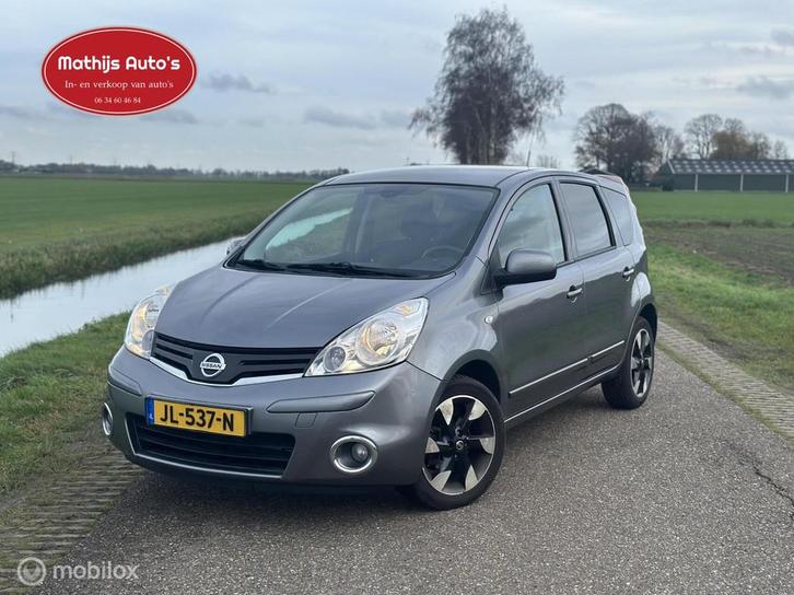 Nissan Note 1.6 Life + Automaat Navi Trekhaak!, Auto's, Nissan, Bedrijf, Te koop, Note, ABS, Airbags, Airconditioning, Alarm, Bluetooth