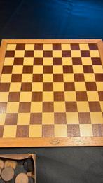 Schaak dambord compleet, Hobby en Vrije tijd, Gezelschapsspellen | Bordspellen, Een of twee spelers, Ophalen of Verzenden, Gebruikt