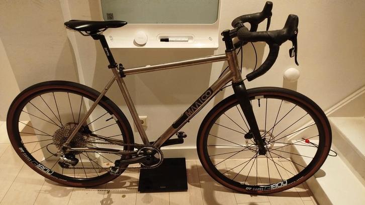 Titanium gravelbike hydr remmen sram, Fietsen en Brommers, Fietsen | Racefietsen, Overige merken, 10 tot 15 versnellingen, Ophalen