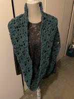 Mooie blauwe sjaal, Kleding | Dames, Mutsen, Sjaals en Handschoenen, Maat 46/48 (XL) of groter, Nieuw, Ophalen of Verzenden, Handgemaakt