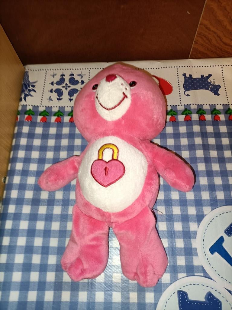 Roze Troetelbeer knuffel Troetelbeertjes 29 cm groot, Ophalen of Verzenden