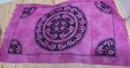 Batik/olifanten roze zwart print doek/kleed/plaid, Ophalen of Verzenden, Zo goed als nieuw, Rechthoek, Binnen