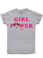 Disney Girl Power dames T-shirt grijs maat L, Disney, Maat 42/44 (L), Nieuw, Ophalen of Verzenden