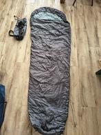 Mooie grijze mummy slaapzak met compressie hoes. Kampeerbed., Caravans en Kamperen, Onbekend, Ophalen of Verzenden, Zo goed als nieuw