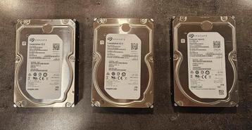 3x seagate 4TB SAS hard drive - 12TB totaal! beschikbaar voor biedingen