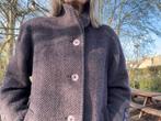 Vintage mantel maat 36/38, Kleding | Dames, Jassen | Winter, Paars, Ophalen of Verzenden, Maat 36 (S), Onbekend