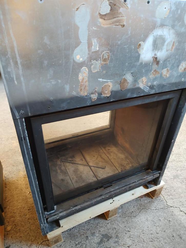 STUV 21/85 DF houtkachel doorkijkhaard tunnelhaard haard, Huis en Inrichting, Kachels, Gebruikt, Inbouw, Houtkachel, Hout, Ophalen of Verzenden