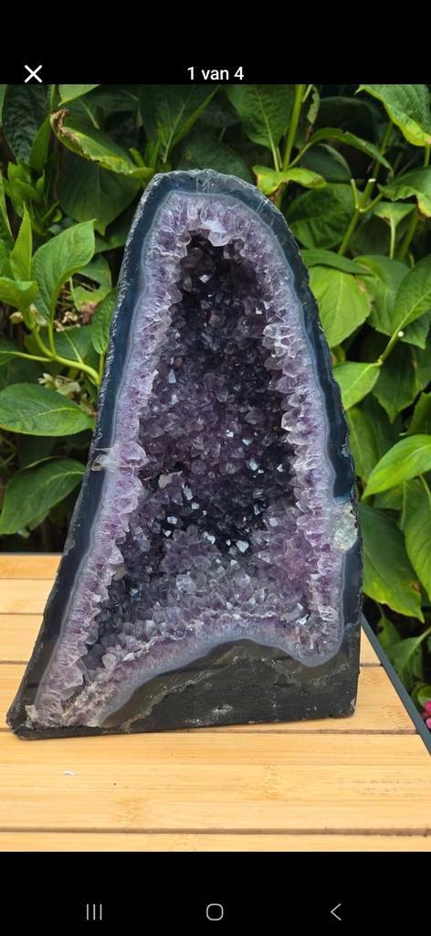 Prachtige kwaliteit Amethist geode, Verzamelen, Mineralen en Fossielen, Ophalen of Verzenden