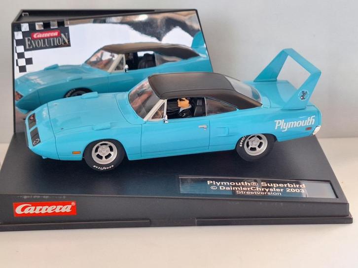 Carrera Evolution 25721 Plymouth Roadrunner Superbird 25721, Kinderen en Baby's, Speelgoed | Racebanen, Nieuw, Racebaan, Elektrisch