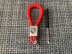 Porsche rood gevlochten sleutelhanger, Verzamelen, Sleutelhangers, Ophalen of Verzenden, Merk
