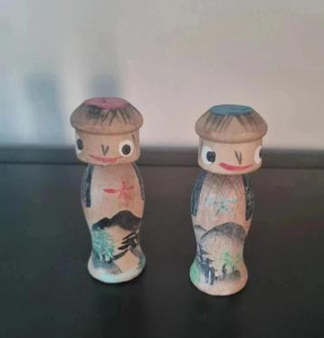 Mooi Kappa kokeshi paartje beschikbaar voor biedingen