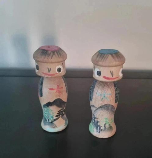Mooi Kappa kokeshi paartje, Antiek en Kunst, Kunst | Niet-Westerse kunst, Verzenden