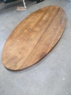 Mango houten tafelblad ovaal, Huis en Inrichting, Tafels | Salontafels, Ophalen, 100 tot 150 cm, Minder dan 50 cm, Ovaal