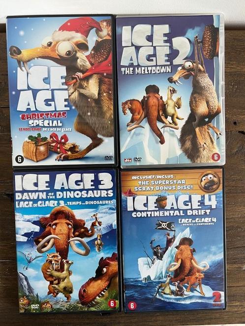 4xDVD ICE AGE. Alle 4 voor 4,-, Cd's en Dvd's, Dvd's | Tv en Series, Zo goed als nieuw, Vanaf 6 jaar, Ophalen of Verzenden