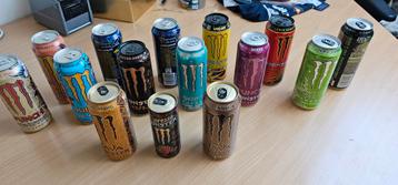 Monster Energy restanten van verzameling. 