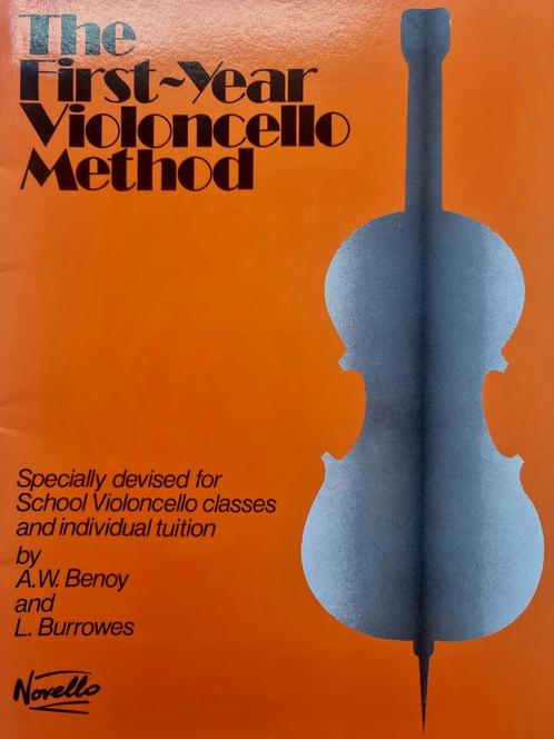 Cello Lesmethode - The First-Year Violoncello Method, Muziek en Instrumenten, Bladmuziek, Zo goed als nieuw, Les of Cursus, Populair