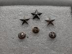 3 stuks   PIN   STERREN., Verzamelen, Militaria | Algemeen, Ophalen of Verzenden, Landmacht, Nederland, Embleem of Badge