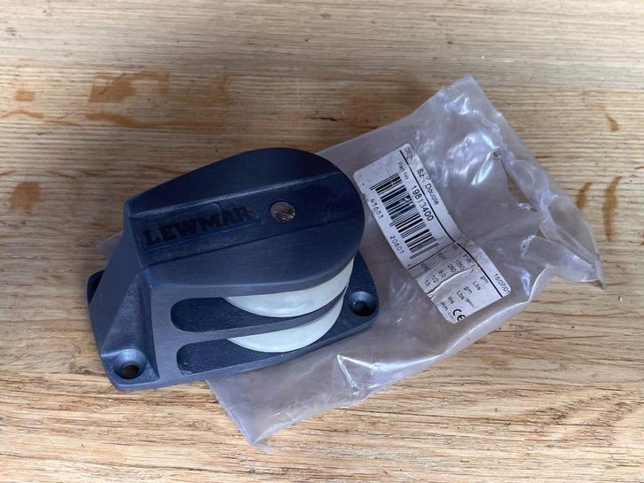Lewmar SZ1 Dubbel schildpadblok / voetblok 50 mm, Watersport en Boten, Accessoires en Onderhoud, Nieuw, Lijn of Blok, Ophalen of Verzenden