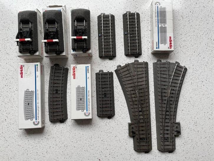 Marklin partij c-rails set 1, Hobby en Vrije tijd, Modeltreinen | H0, Gebruikt, Rails, Wisselstroom, Märklin, Ophalen of Verzenden