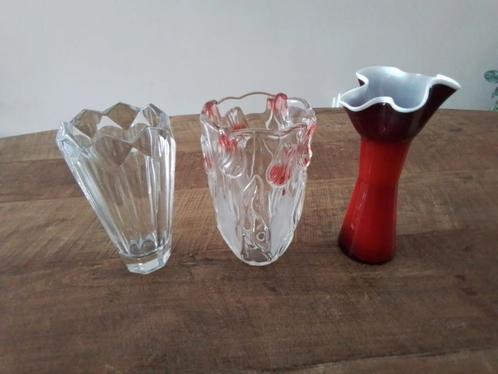 3 Vazen voor kleine boeketten, Antiek en Kunst, Antiek | Vazen, Ophalen of Verzenden