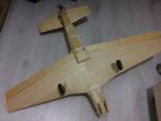 Balsa vlietuig F-51, Ophalen, Zo goed als nieuw, Nitro, RTF (Ready to Fly)