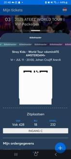 Concert tickets Stray Kids Amsterdam, Twee personen, Juli