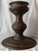 Indisch koper - grote vaas met schotel - Indonesië, Ophalen of Verzenden