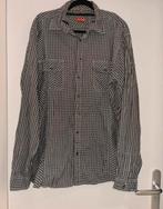 GCM blouse zwart wit geblokt maat 2xl, Kleding | Heren, Ophalen of Verzenden, Zo goed als nieuw, Zwart, Overige halswijdtes