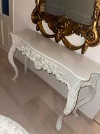 Antieke Wandtafel met Luxe Finish, Huis en Inrichting, Tafels | Sidetables, 50 tot 100 cm, Ophalen of Verzenden, Zo goed als nieuw