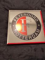 Te koop unieke Feyenoord spiegel met lijst in clubkleuren, Ophalen of Verzenden, Zo goed als nieuw, Feyenoord