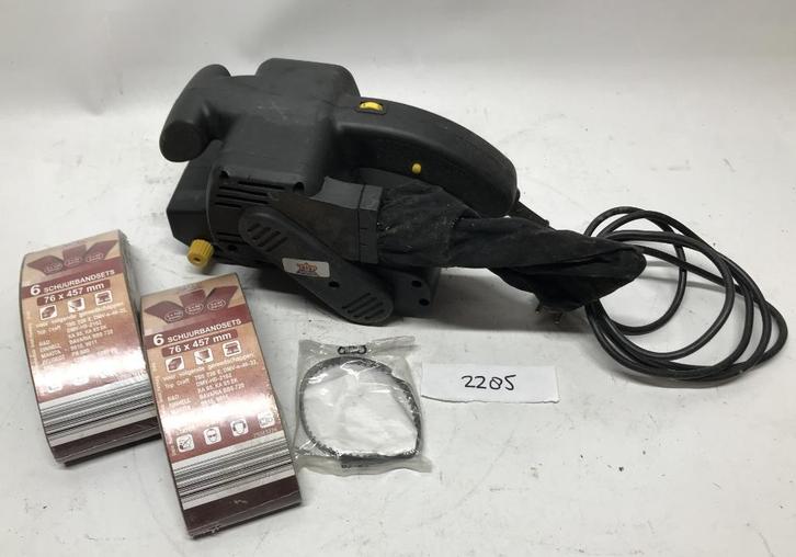 Bandschuurmachine, Top Craft, DMV-HB2102, 230 volt, Doe-het-zelf en Verbouw, Gereedschap | Schuurmachines, Gebruikt, Bandschuurmachine