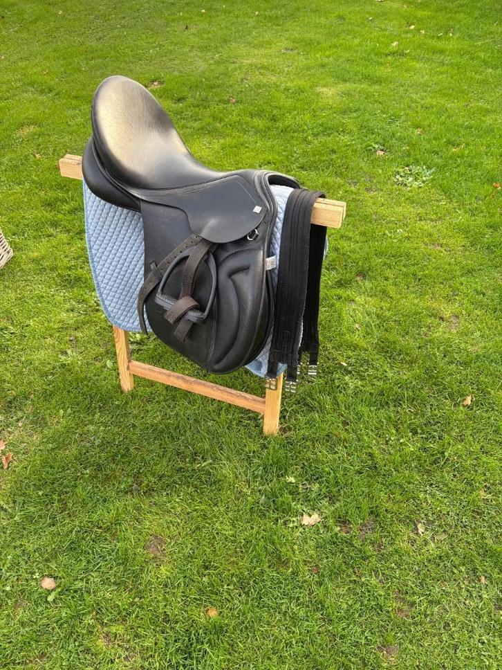 Rossner zadel en hoofdstel met accessoires, Dieren en Toebehoren, Paarden en Pony's | Zadels, Gebruikt, Overige soorten, Ophalen