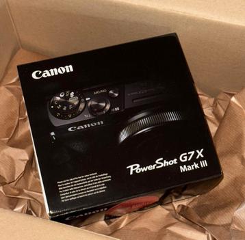 canon powershot g7 x mark 3 III camera fototoestel nieuw  beschikbaar voor biedingen