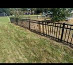 50 mtr hekwerk met poort, Ophalen, Zo goed als nieuw, IJzer, Met poort