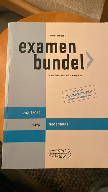 Examenbundel - havo Nederlands 2021/2022