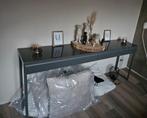 Donkergrijze Sidetable met Lades, Huis en Inrichting, Tafels | Sidetables, Ophalen, Zo goed als nieuw, 150 tot 200 cm, Modern