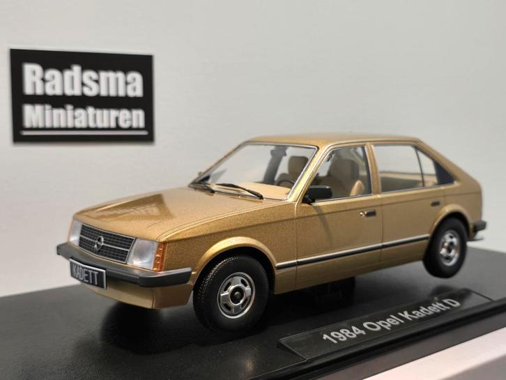 Opel kadett D 5drs - Goudbruin metallic - 1:18 Triple9, Hobby en Vrije tijd, Modelauto's | 1:18, Nieuw, Auto, Ophalen of Verzenden