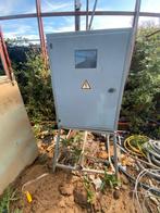 Bouwmeterkast met Krachtstroomaansluiting, Doe-het-zelf en Verbouw, Elektra en Kabels, Ophalen, Zo goed als nieuw