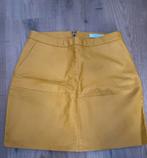 Leuk geel rokje van Costes maat S - leer look, Ophalen, Maat 36 (S), Geel, Boven de knie