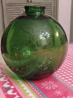 Vintage groen bol vaasje, Antiek en Kunst, Ophalen of Verzenden