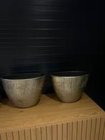 Gouden vaas/bloempot, Ophalen, Overige kleuren, Minder dan 50 cm, Glas