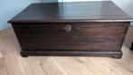 Hardhouten kist, donkerbruin, Huis en Inrichting, Woonaccessoires | Kisten, Ophalen, 50 tot 100 cm, Minder dan 50 cm, Minder dan 50 cm