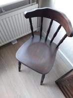 Houten stoel - Bruin 2 houten stoelen voor 15, Gebruikt, Bruin, Klassiek, Ophalen of Verzenden