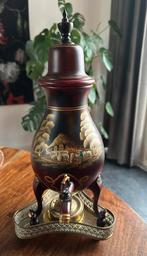 Kraantjespot handbeschilderd, Antiek en Kunst, Antiek | Tin, Ophalen