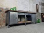 Industriele Werkbank Grijs Staal Vintage Keuken Blok Tafel 5, Huis en Inrichting, Kasten | Overige, Gebruikt, Ophalen of Verzenden